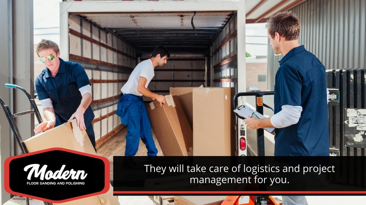 They will take care of logistics and project management for you.
